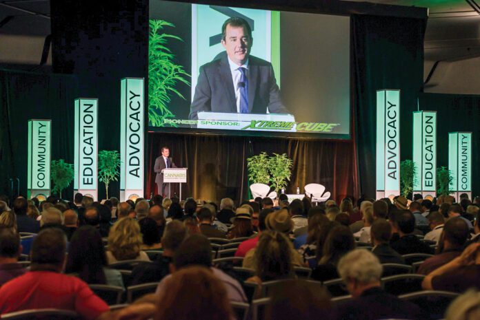 Aaron Smith at one of NCIA's cannabis trade shows